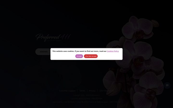 Screenshot of preferred411.com