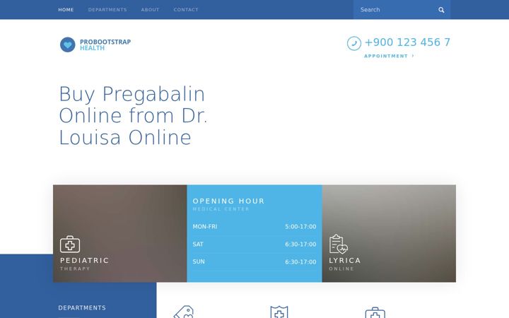 Screenshot of pregabalin.live
