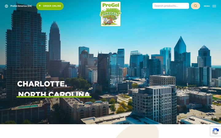 Screenshot of pregelamerica.com