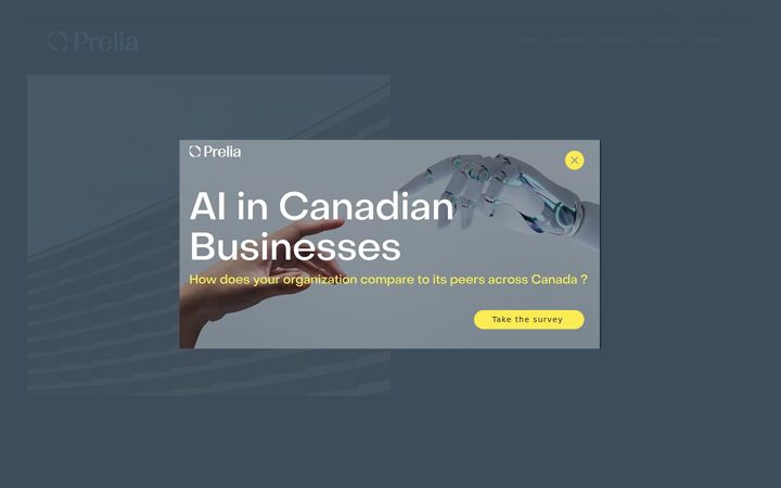Screenshot of prelia.com