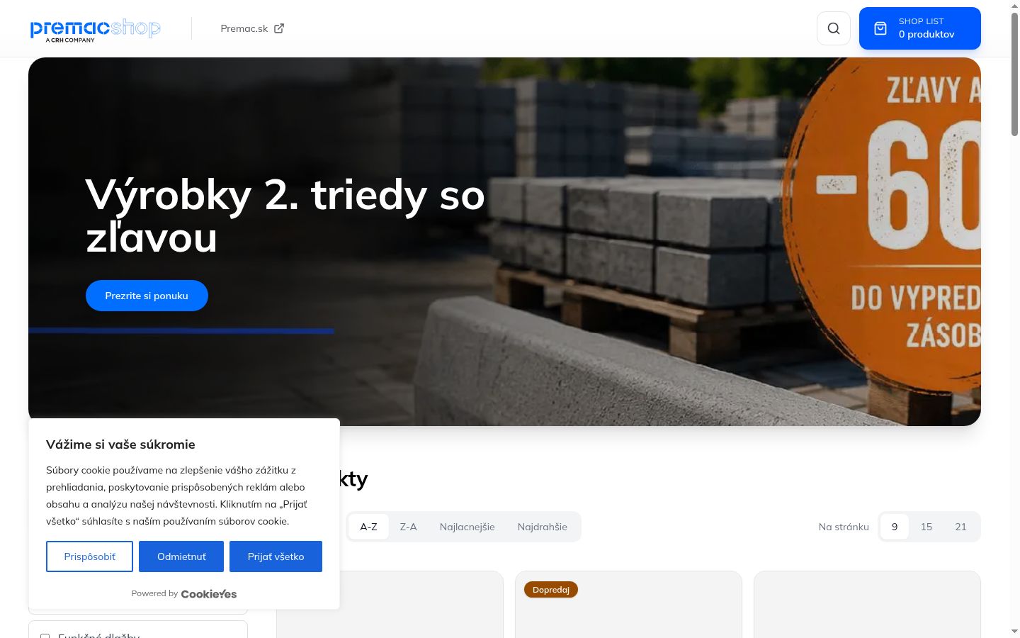 Zrzut ekranu banera zgody wyświetlanego przed jakąkolwiek interakcją