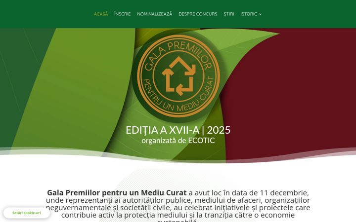 Screenshot von premiilepentrumediucurat.ro