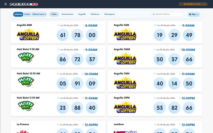 Screenshot of premios.do