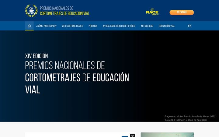 Zrzut ekranu premioseducacionvial.com