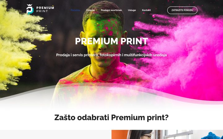 Zrzut ekranu premiumprint.hr