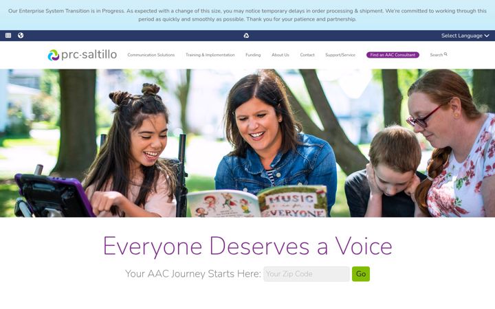 Screenshot of prentrom.com