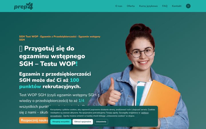 Skärmbild av prepfor.pl