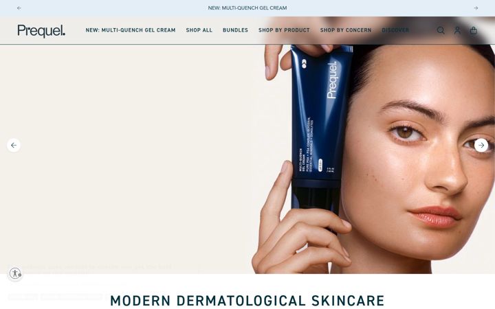 Screenshot of prequelskin.com