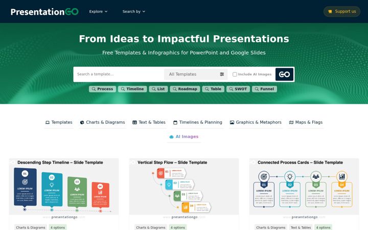 Képernyőkép: presentationgo.com