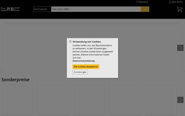 Screenshot of pressbooks.ch