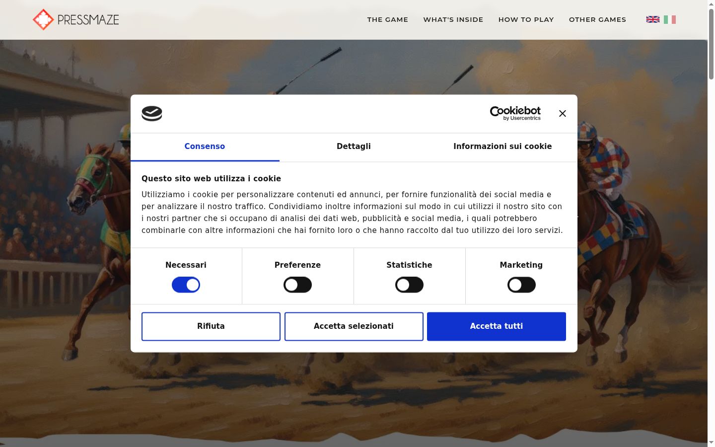Sutikimo reklamjuostės, rodytos prieš bet kokią sąveiką, ekrano kopija