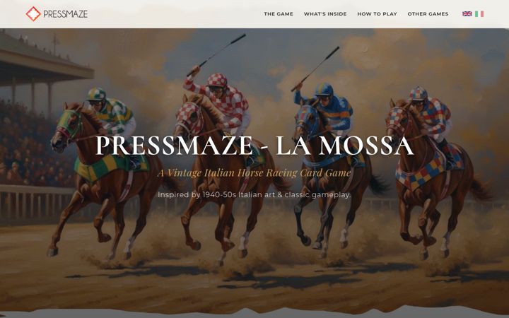 Screenshot ta' pressmaze.com