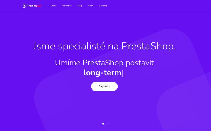 Screenshot of prestago.cz