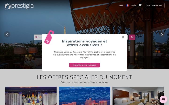 Screenshot of prestigia.com