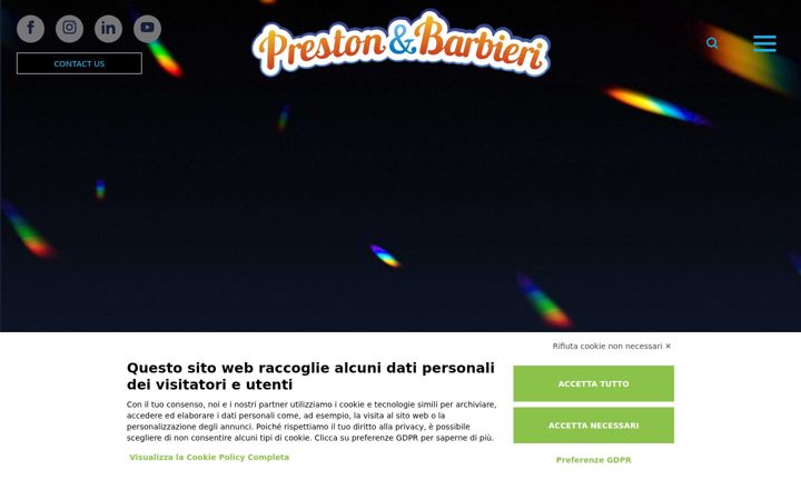 Kuvakaappaus sivustosta prestonbarbieri.com