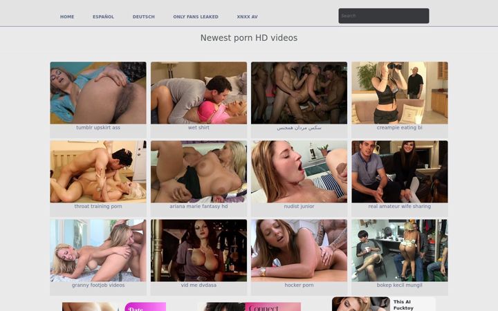 Screenshot of pretty.porn