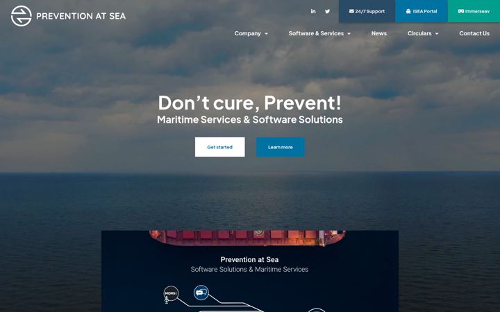 Screenshot of preventionatsea.com