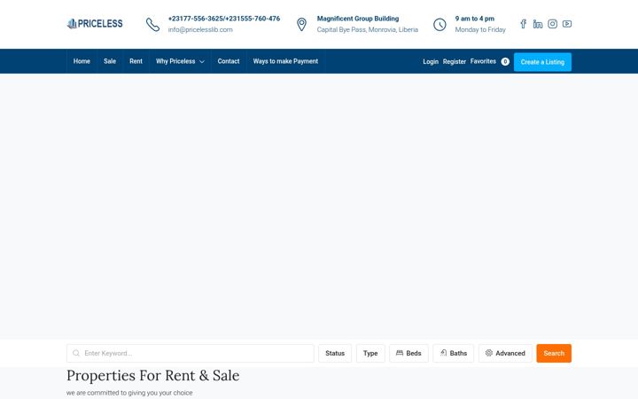 Screenshot of pricelesslib.com