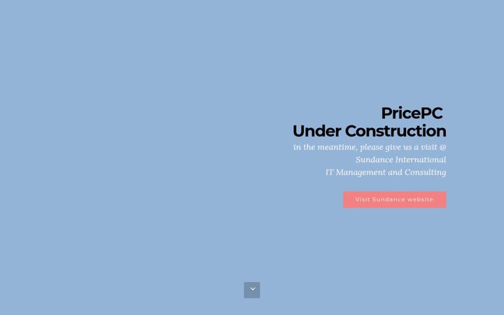Screenshot of pricepc.com