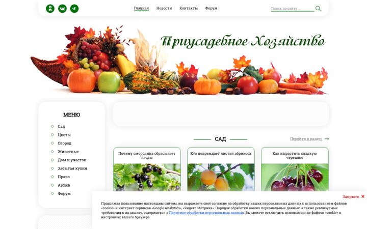 Screenshot stránky prihoz.ru