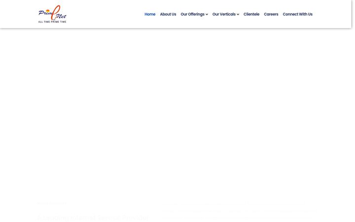 Screenshot of primenet.in