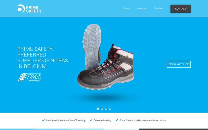 Screenshot του primesafety.be