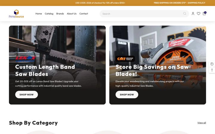 Screenshot of primesourceus.com