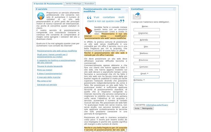 Screenshot of primisugoogle.it