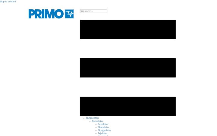 Skærmbillede af primolister.com