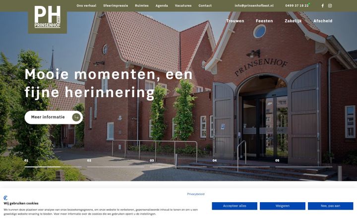 Screenshot von prinsenhofbest.nl