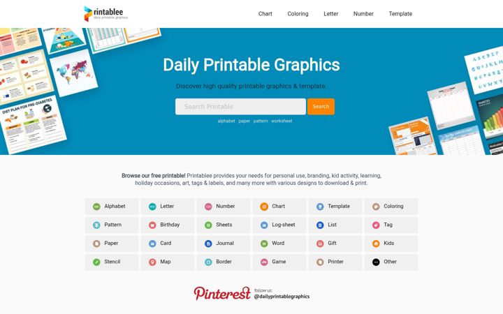 Zrzut ekranu printablee.com