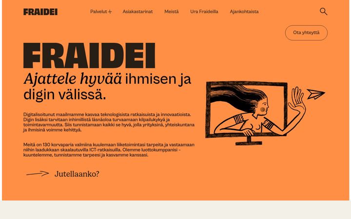 Screenshot of printcom.fi
