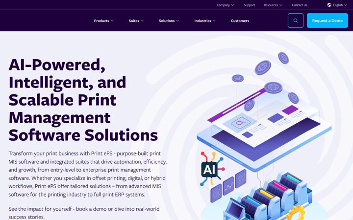 Screenshot of printepssw.com