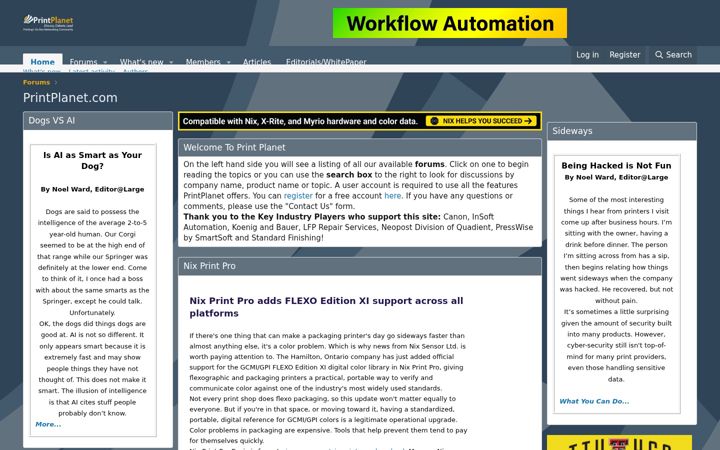 Screenshot of printplanet.com