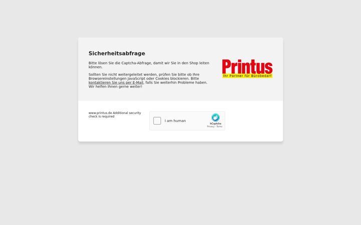 Screenshot of printus.de