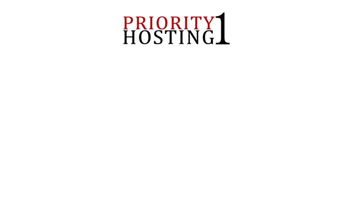 Screenshot of priority1hosting.com