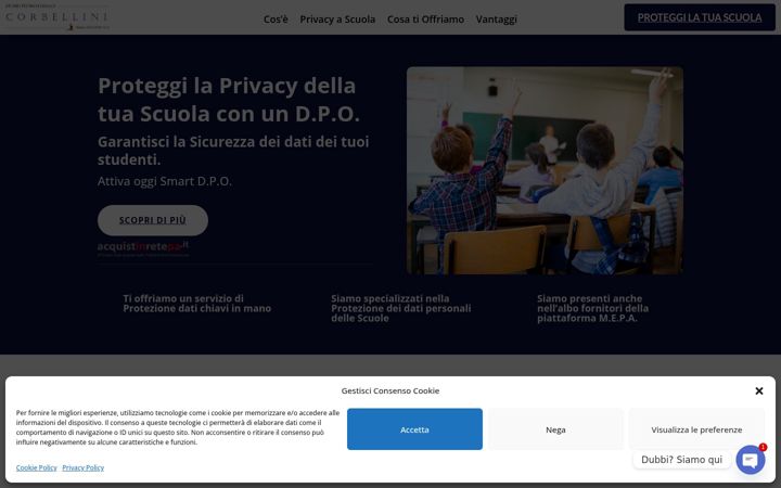 Zrzut ekranu privacy-a-scuola.it