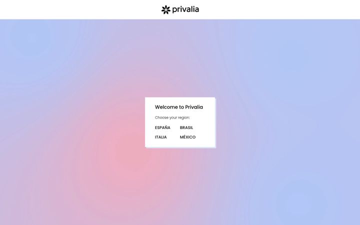Snímek obrazovky privalia.com