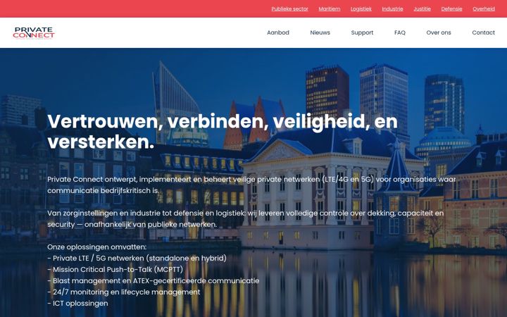 Screenshot of private-connect.eu