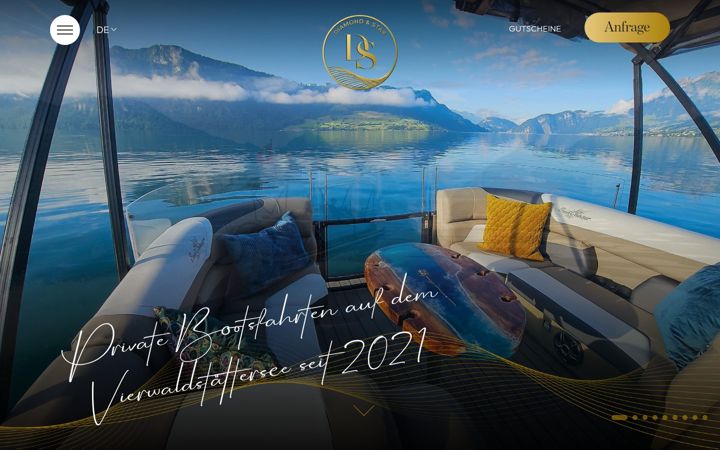 Screenshot of private-lake-lucerne.ch