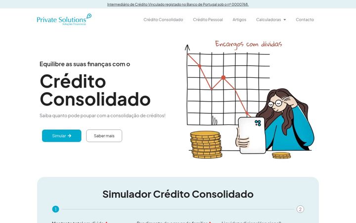 Screenshot of privatesolutions.pt