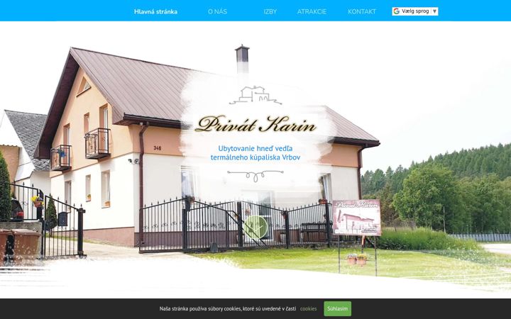 Ekrano kopija privatkarin.sk