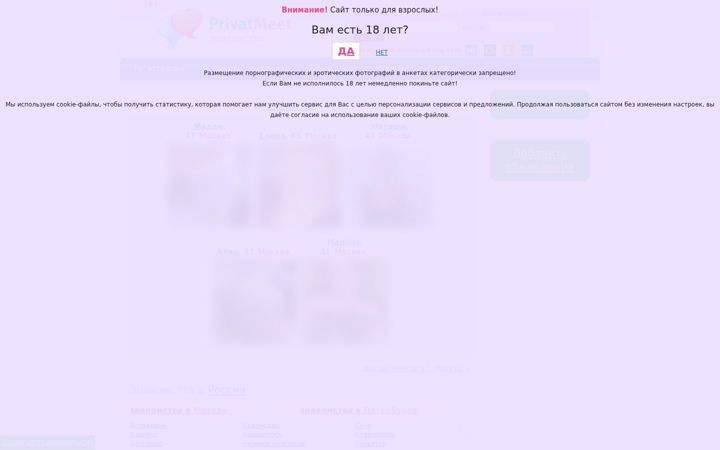 Screenshot of privatmeet.net
