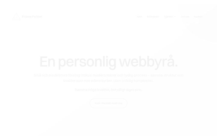 Screenshot of prizmapartner.se