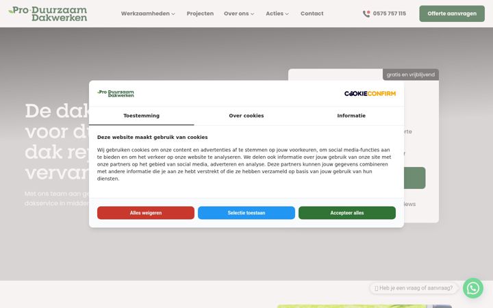 Zrzut ekranu pro-duurzaam.nl