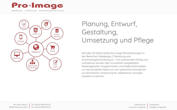 Screenshot of pro-image.de