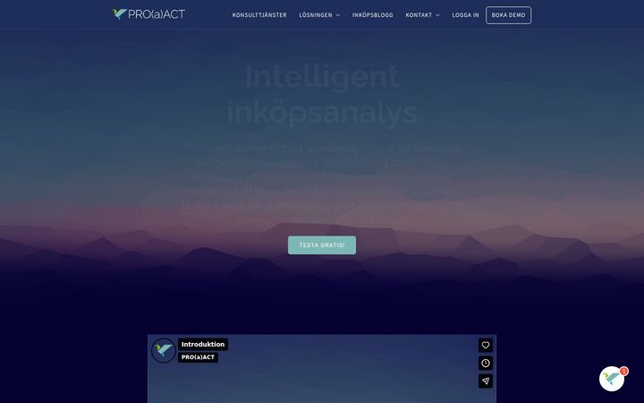 Screenshot of proaact.com