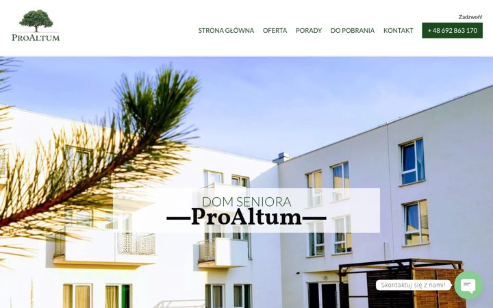 Screenshot of proaltum.pl