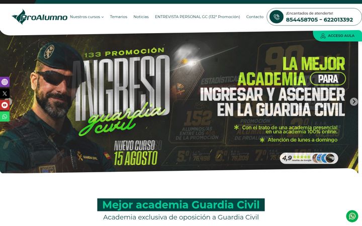 Ekrano kopija proalumno.es