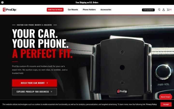 Screenshot of proclipusa.com